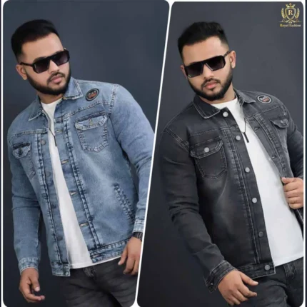 Denim Jacket - Blue & Ash Combo
