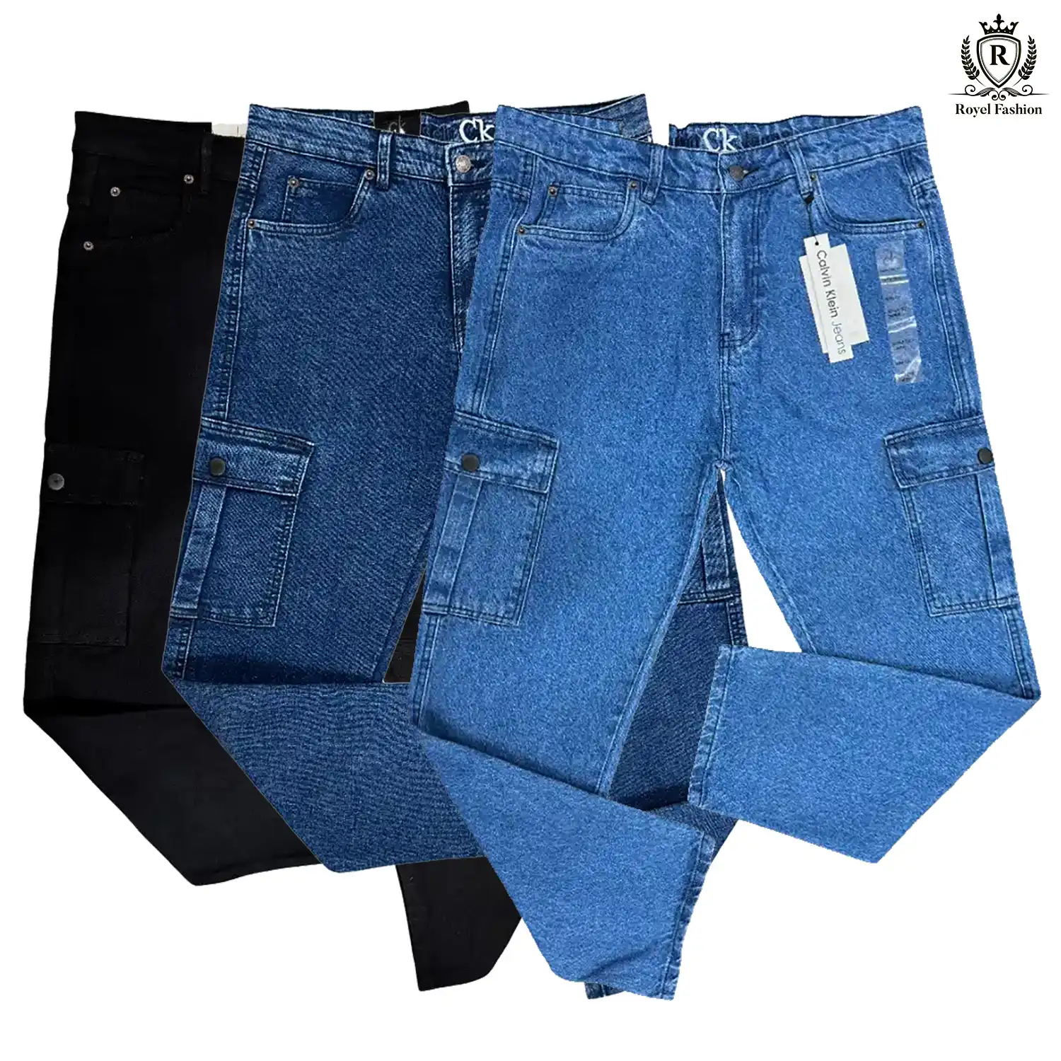 black, deep blue, light bule