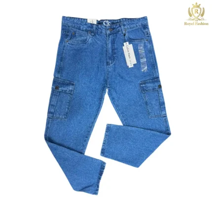 Denim Baggy Pants - Light Blue