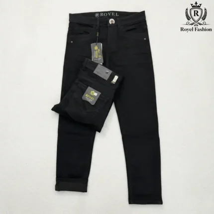 Mens Stylish Premium Denim Pant - 3D Black