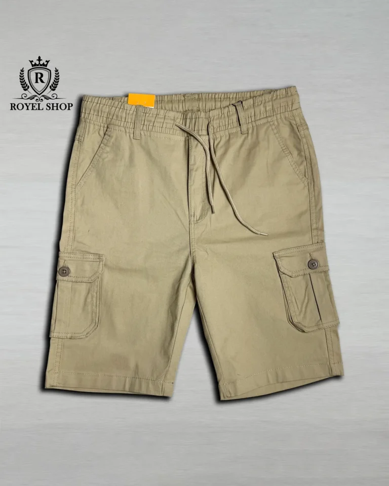 Men's Gabardine Cargo Short Pant khaki P
